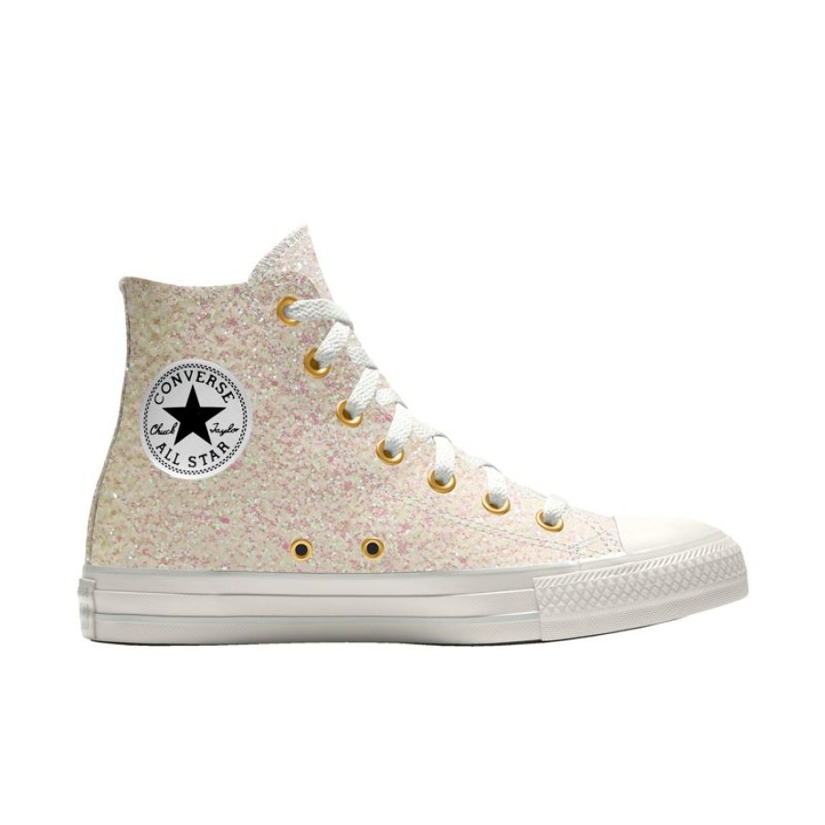 Uomo Converse Modelli Alti | Custom Chuck Taylor All Star Glitter By You