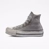 Uomo Converse Modelli Alti | Chuck Taylor All Star Platform Smoked Canvas