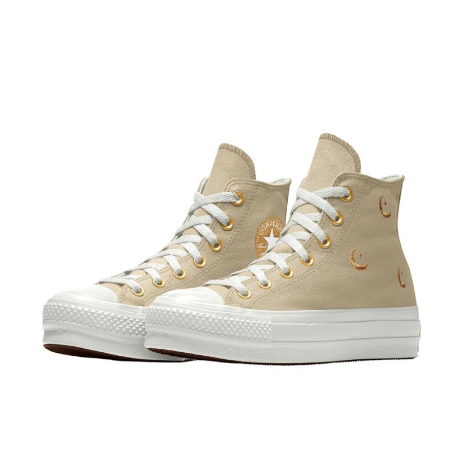 Donna Converse Modelli Alti | Custom Chuck Taylor All Star Lift Platform Embroidery By You