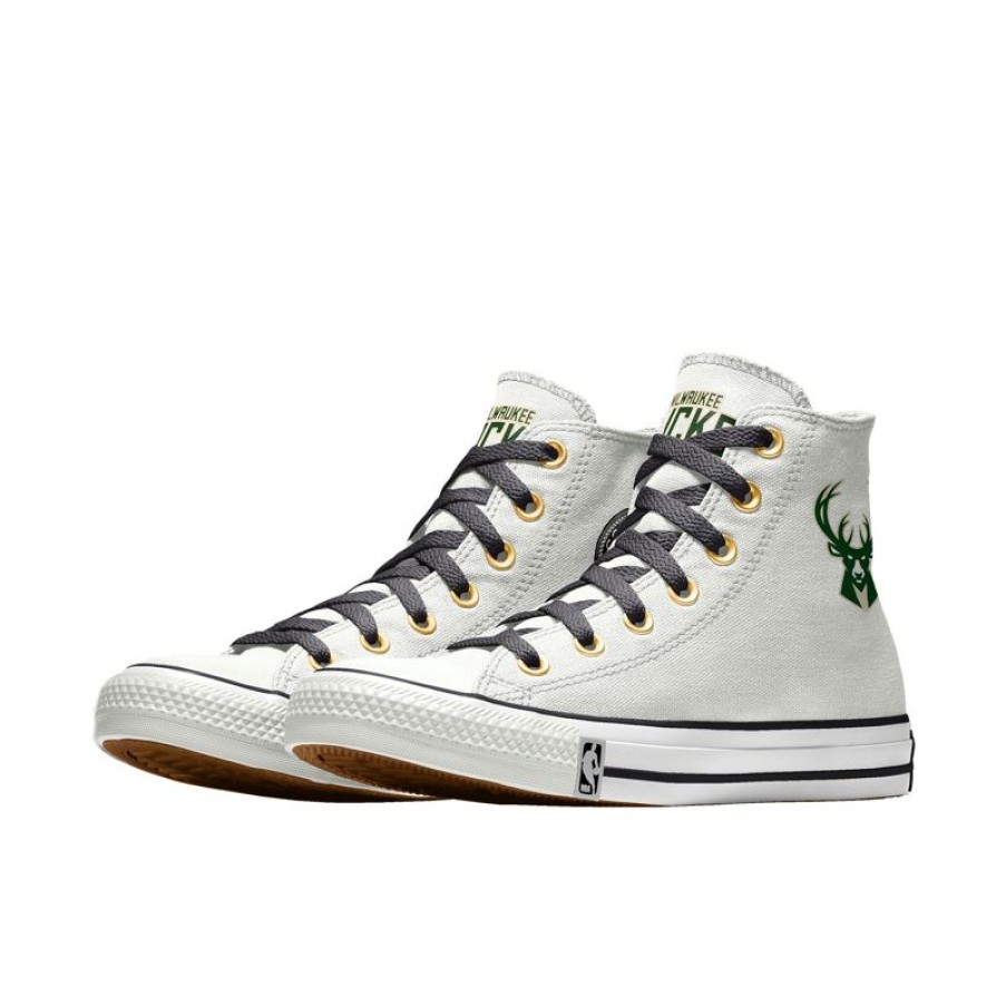 Donna Converse Basketball | Custom Chuck Taylor All Star Nba By You - Milwaukee Bucks