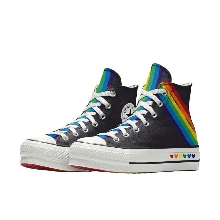 Donna Converse Modelli Alti | Custom Chuck Taylor All Star Lift Platform Pride By You