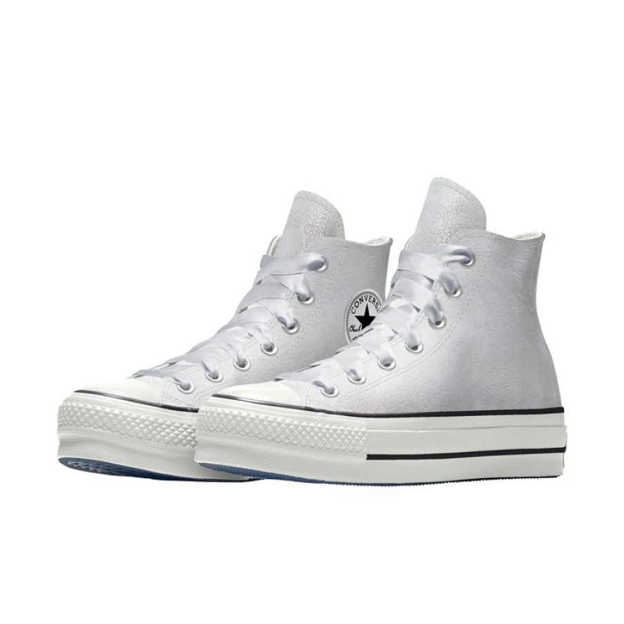 Donna Converse Modelli Bassi | Custom Chuck Taylor All Star Lift Platform Premium Wedding By You