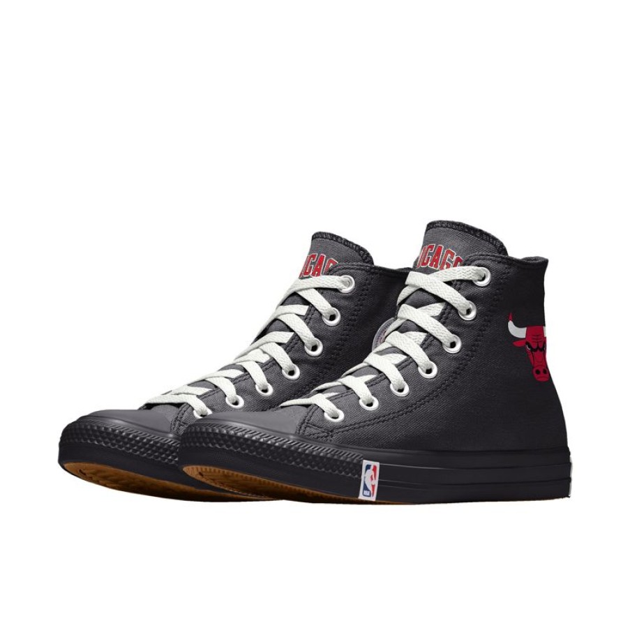 Uomo Converse Modelli Alti | Custom Chuck Taylor All Star Nba By You - Chicago Bulls