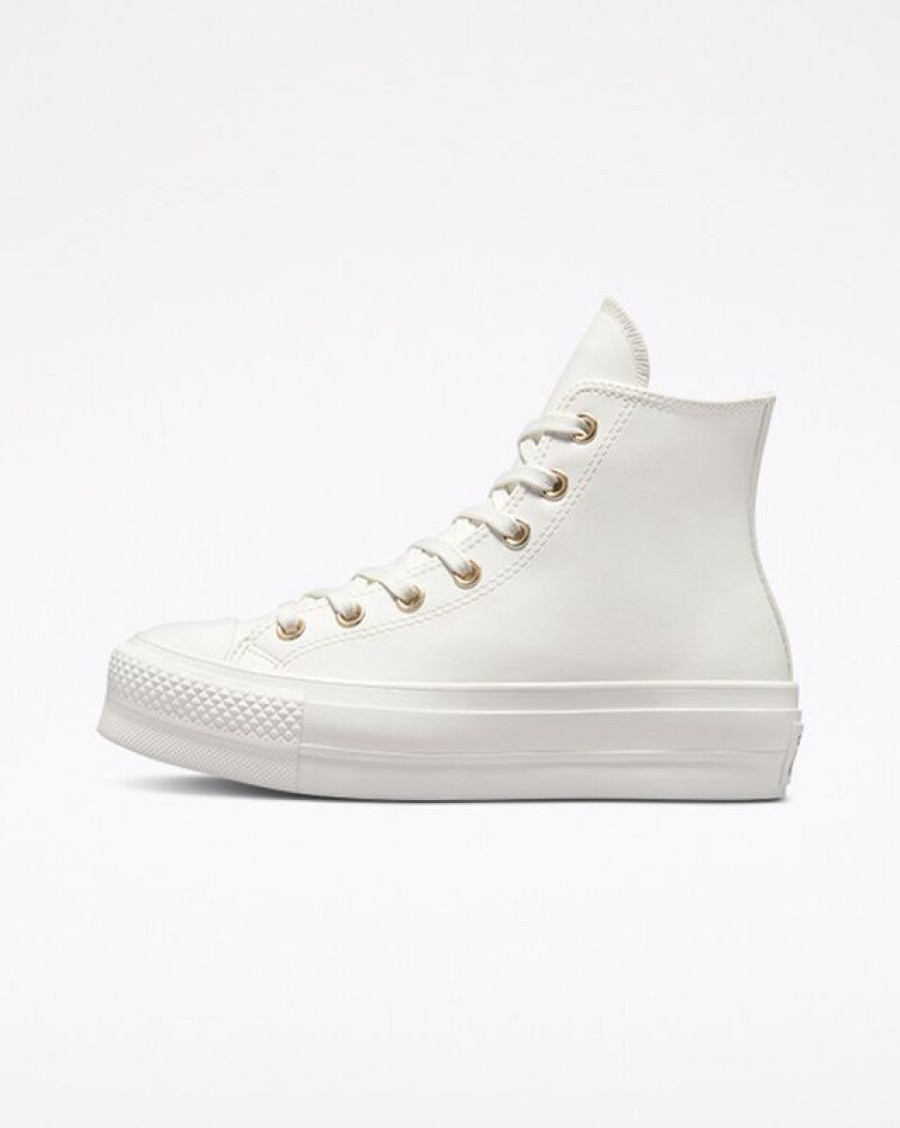 Donna Converse Modelli Alti | Chuck Taylor All Star Lift Platform Mono White