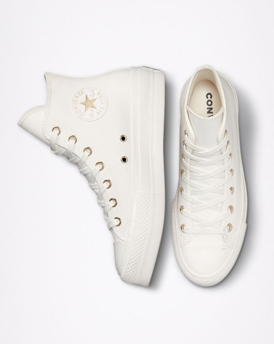 Donna Converse Modelli Alti | Chuck Taylor All Star Lift Platform Mono White