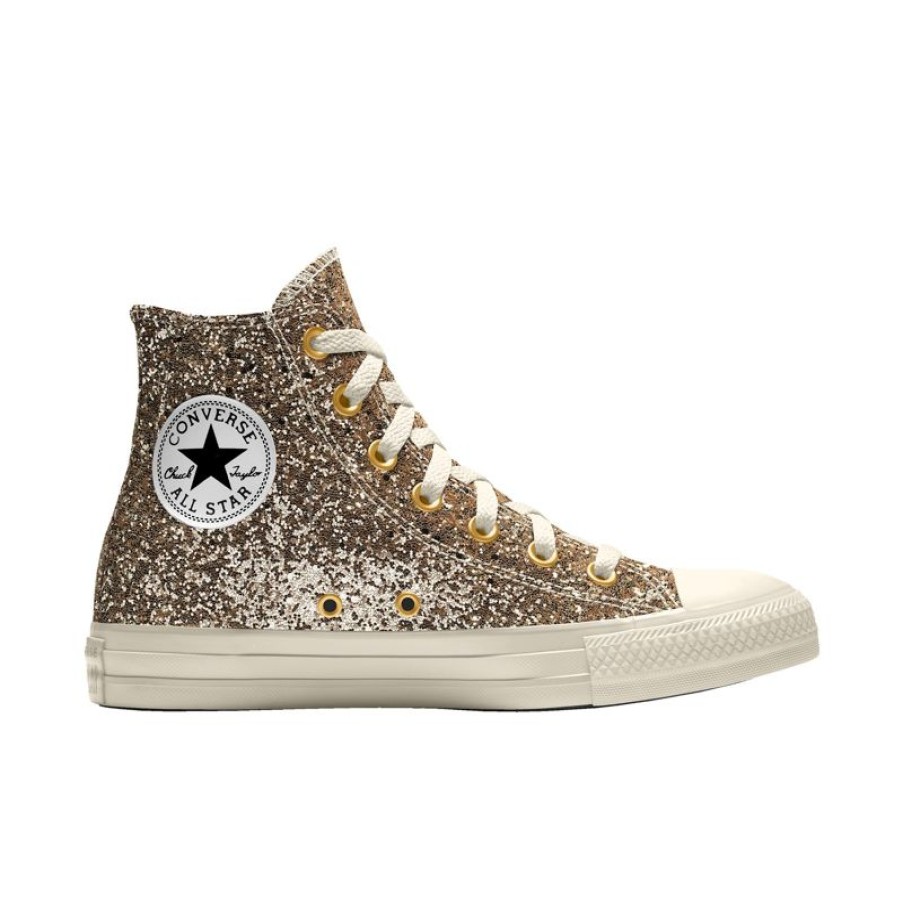 Donna Converse Modelli Alti | Custom Chuck Taylor All Star Glitter By You