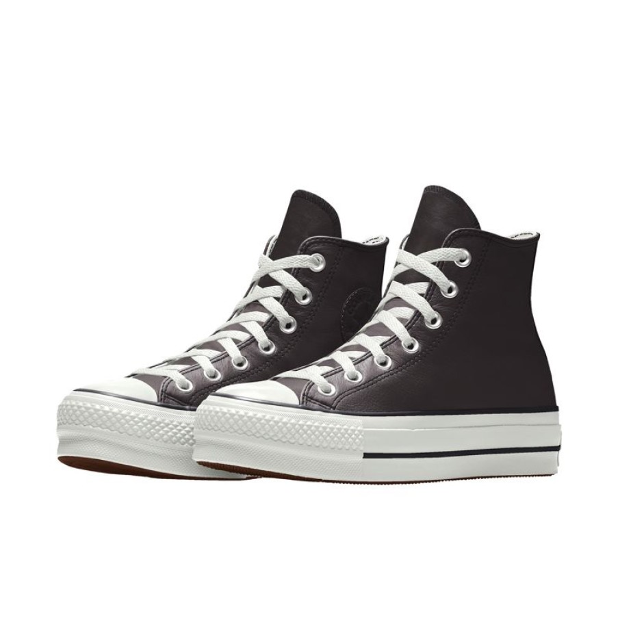 Uomo Converse Classic Chuck | Custom Chuck Taylor All Star Lift Platform Leather By You