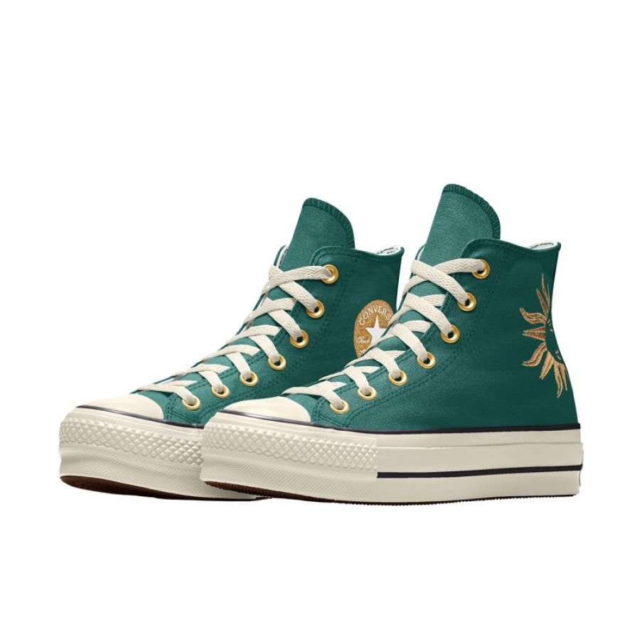 Uomo Converse Classic Chuck | Custom Chuck Taylor All Star Lift Platform Embroidery By You