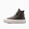 Donna Converse Platform | Chuck Taylor All Star Lift Platform Fleece-Lined Leather