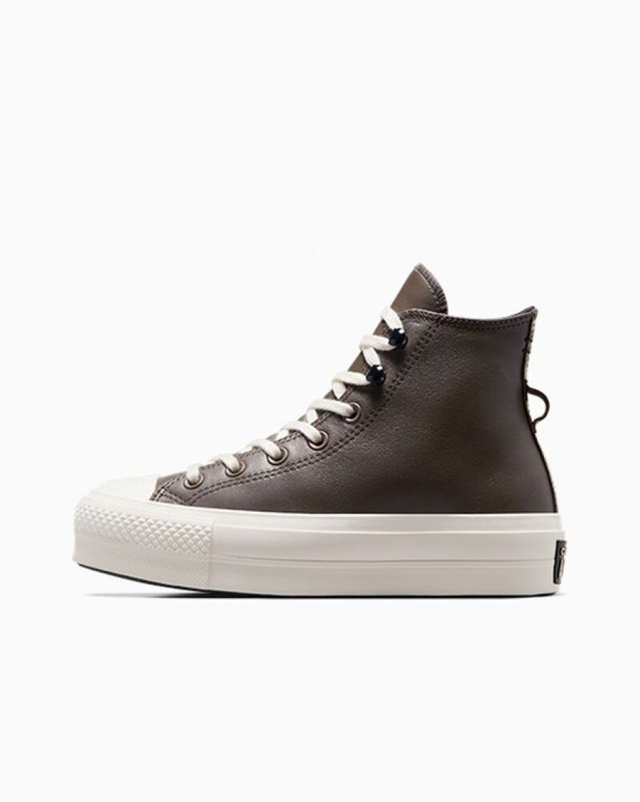 Donna Converse Platform | Chuck Taylor All Star Lift Platform Fleece-Lined Leather