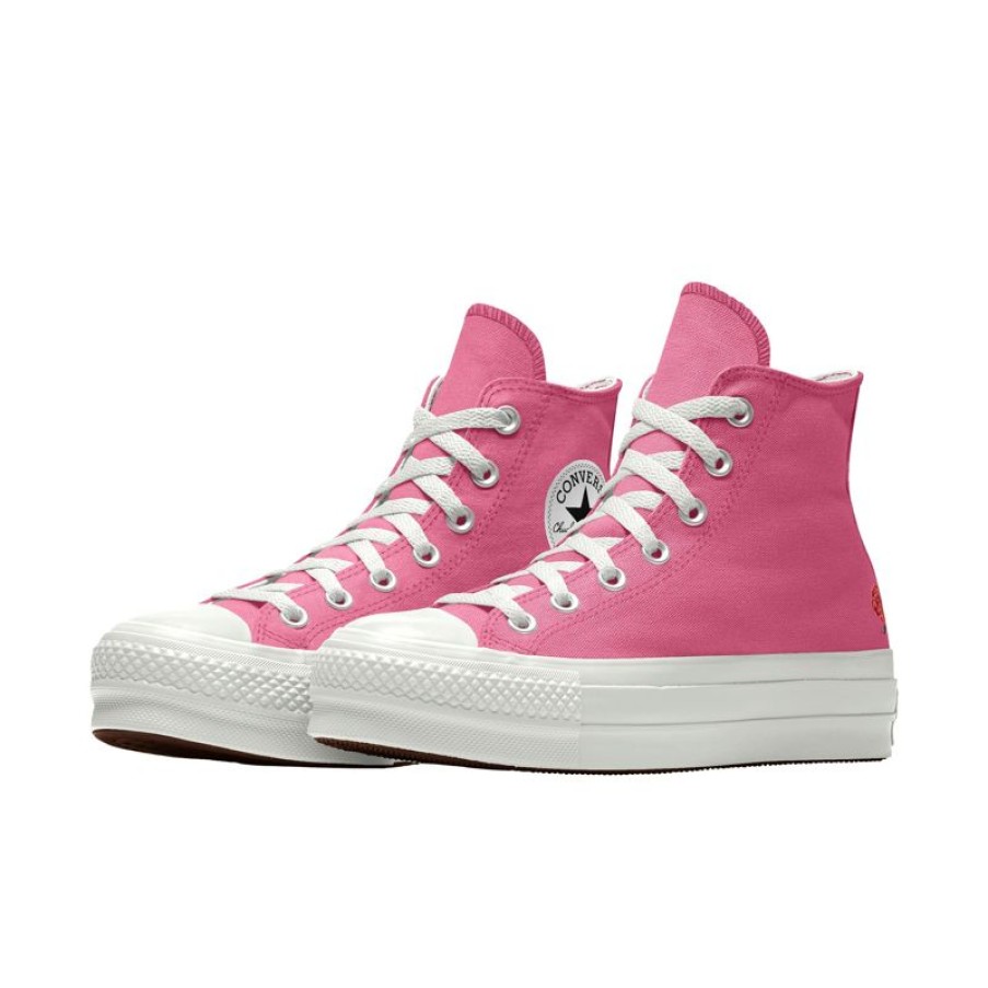 Donna Converse Modelli Alti | Custom Chuck Taylor All Star Lift Platform Embroidery By You