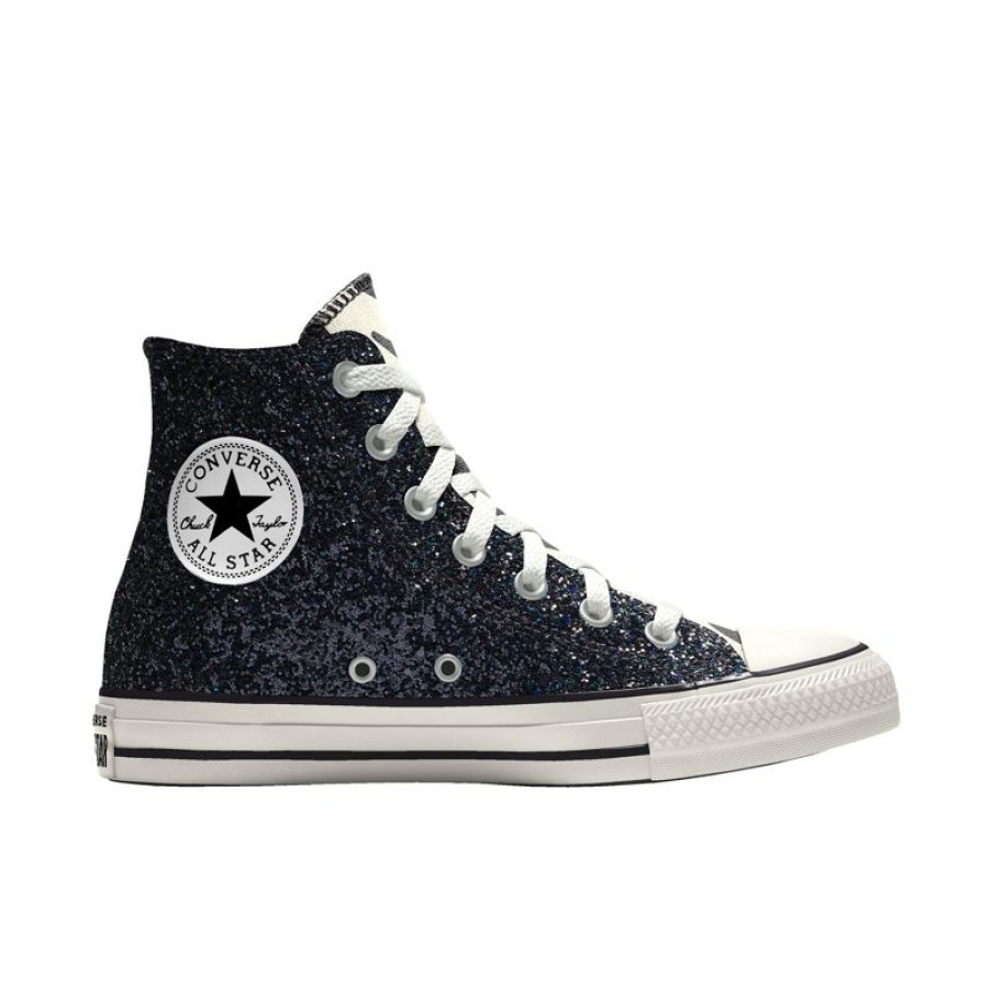 Uomo Converse Modelli Alti | Custom Chuck Taylor All Star Glitter By You