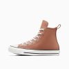 Bambini Converse Modelli Alti | Chuck Taylor All Star Leather Faux Fur Lining