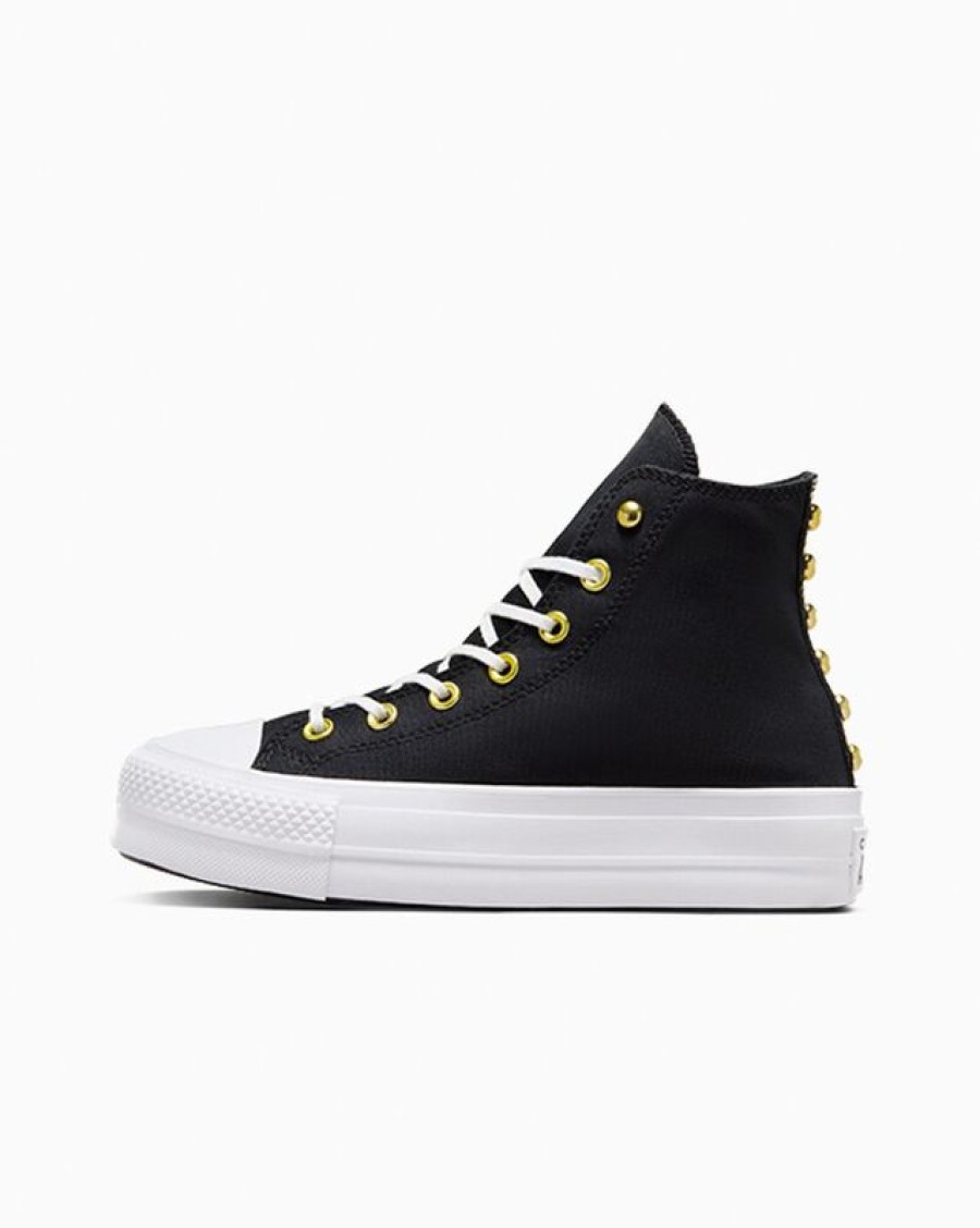 Donna Converse Platform | Chuck Taylor All Star Lift Platform Star Studded