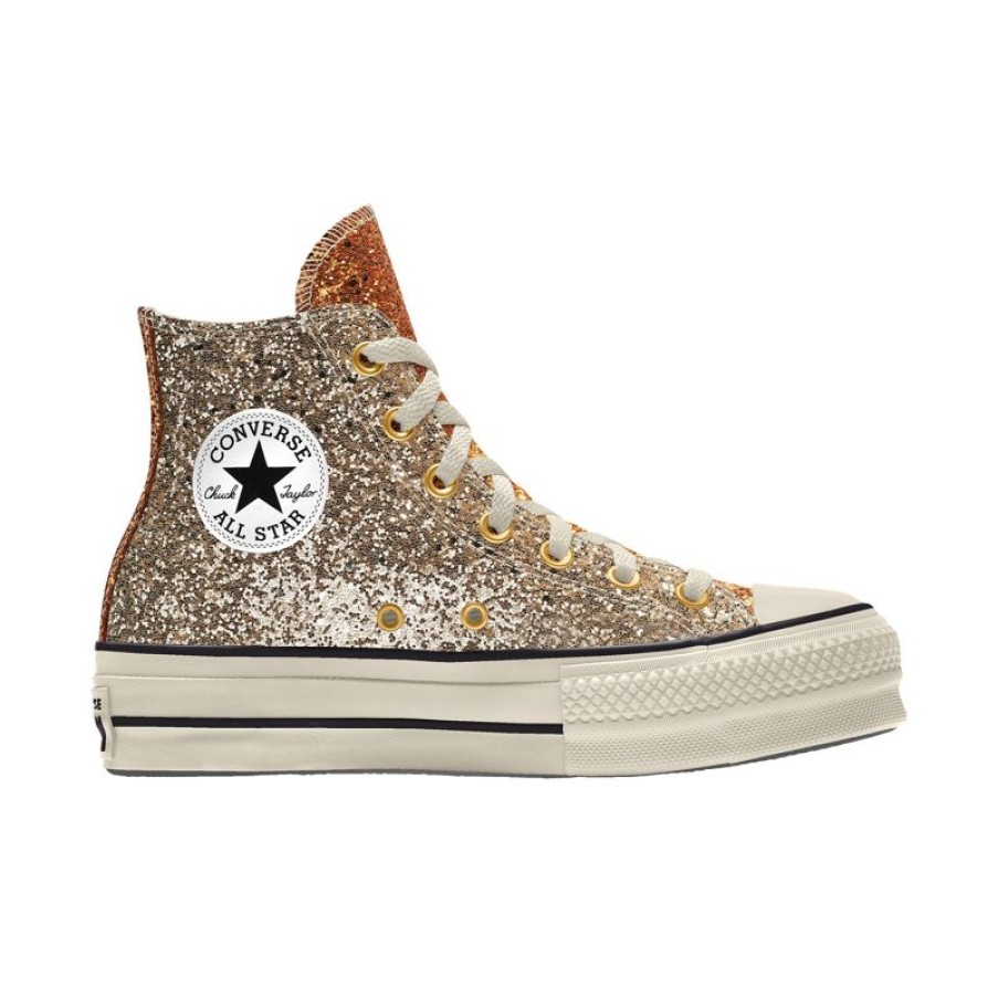 Donna Converse Classic Chuck | Custom Chuck Taylor All Star Lift Platform Glitter By You