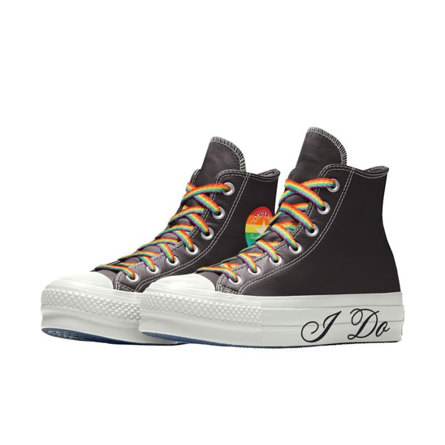 Uomo Converse Modelli Alti | Custom Chuck Taylor All Star Lift Platform Premium Wedding By You