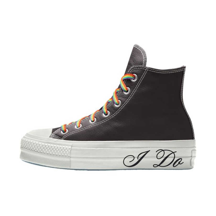 Uomo Converse Modelli Alti | Custom Chuck Taylor All Star Lift Platform Premium Wedding By You