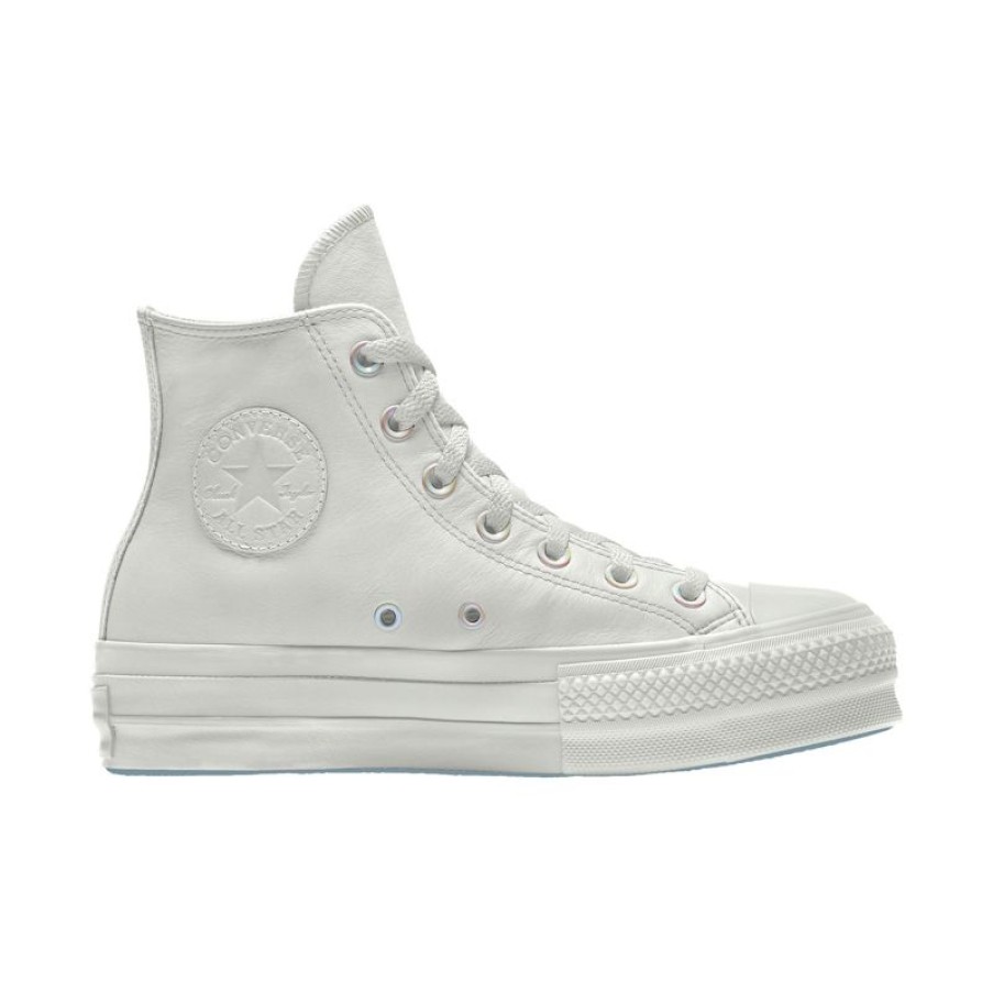 Donna Converse Modelli Alti | Custom Chuck Taylor All Star Lift Platform Premium Wedding By You