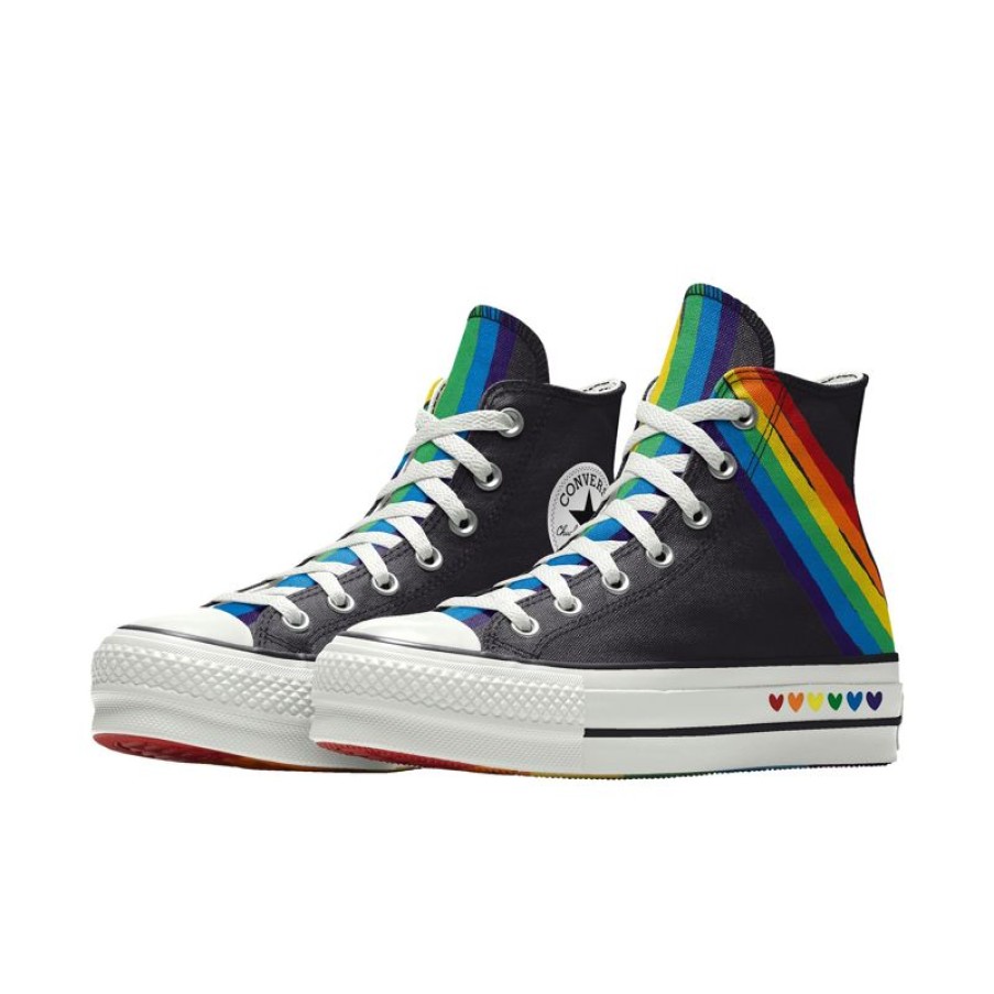 Donna Converse Platform | Custom Chuck Taylor All Star Lift Platform Pride By You