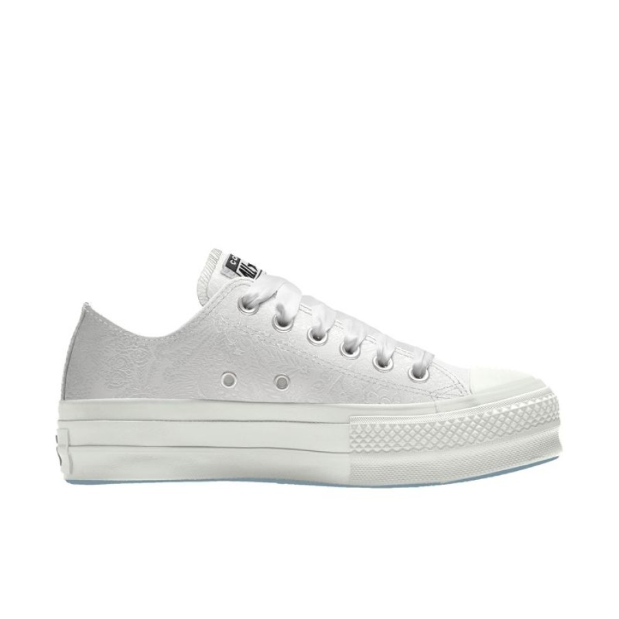 Donna Converse Platform | Custom Chuck Taylor All Star Lift Platform Premium Wedding By You