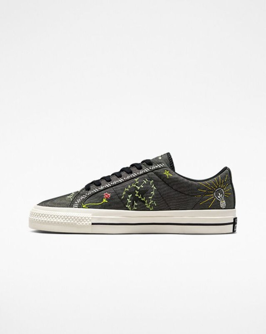 Uomo Converse Modelli Bassi | Cons One Star Pro Embroidery