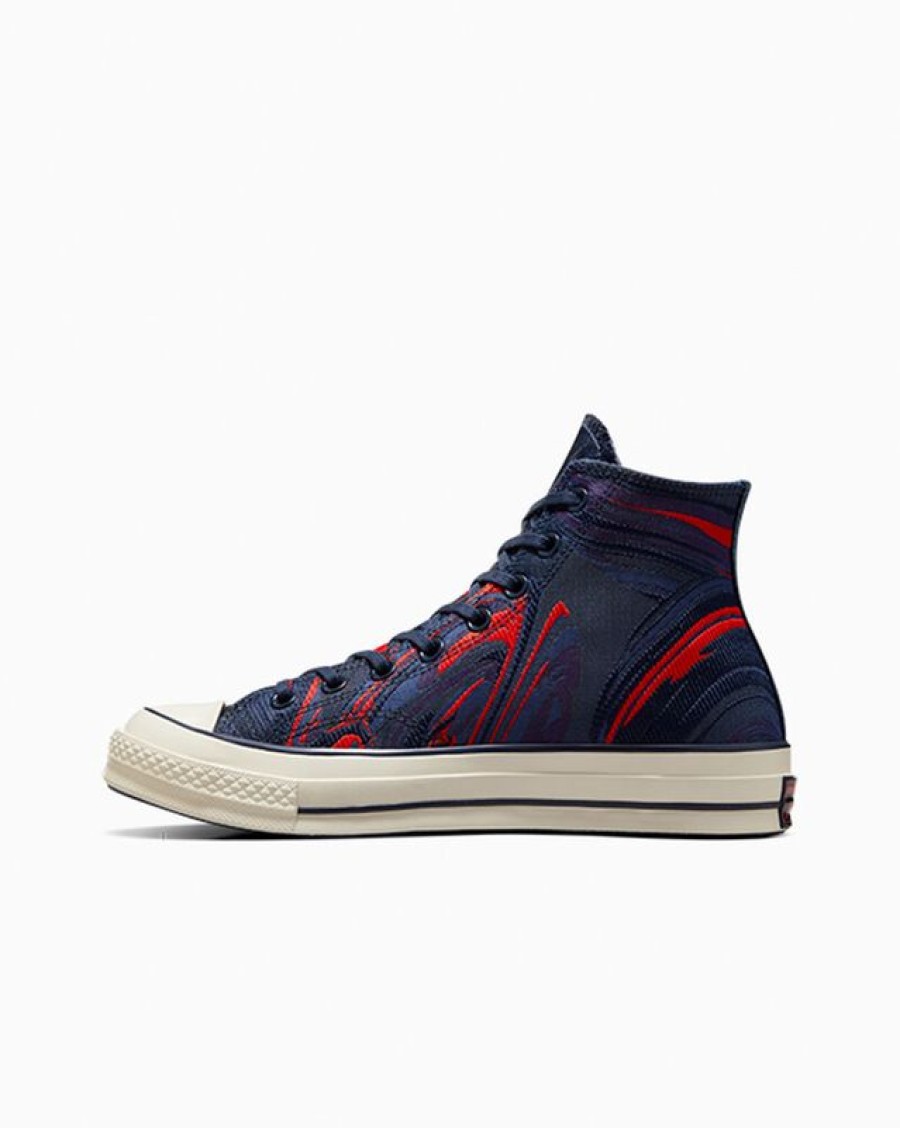 Uomo Converse Modelli Alti | Chuck 70 Blue Magma