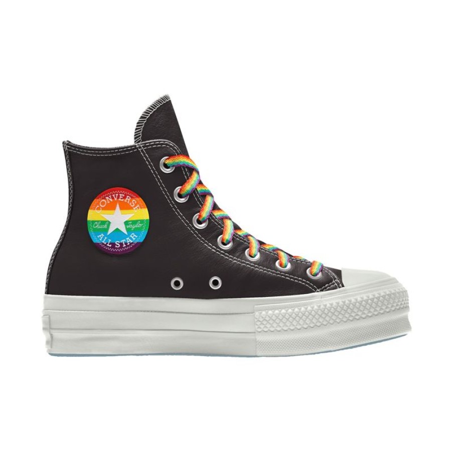 Donna Converse Platform | Custom Chuck Taylor All Star Lift Platform Premium Wedding By You