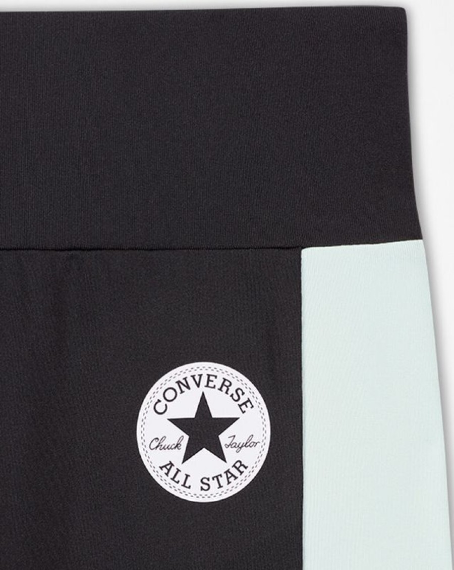 Bambini Converse Pantaloni E Shorts | Blocked High Rise Leggings