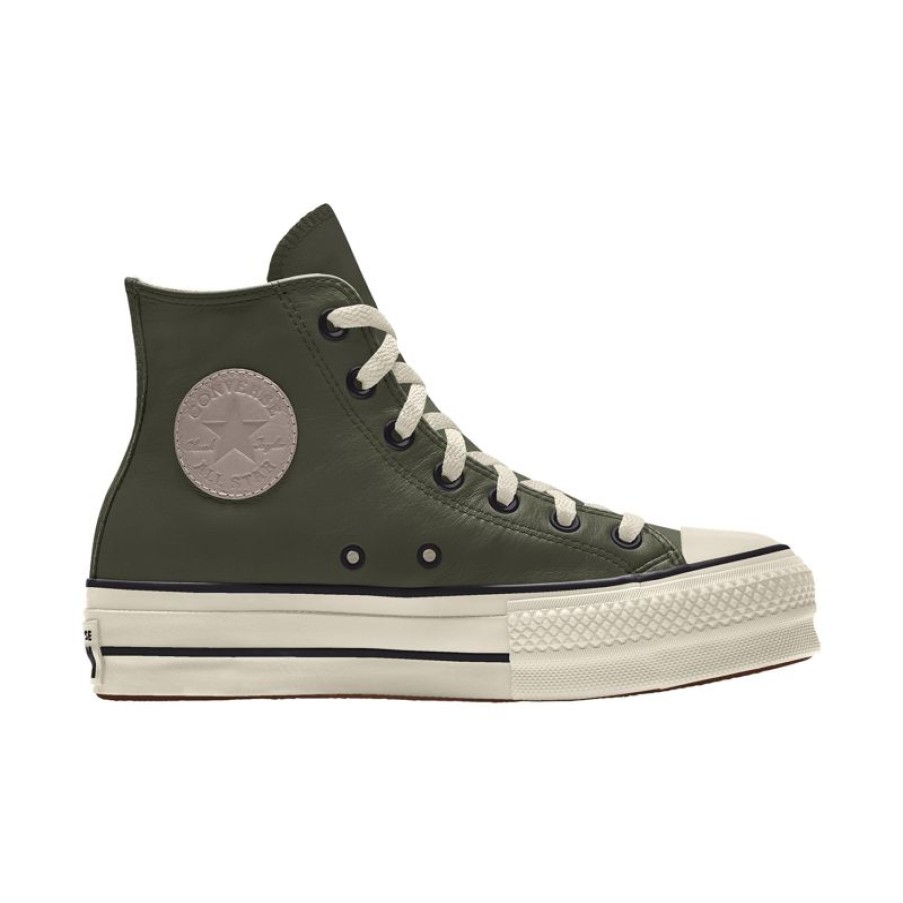 Uomo Converse Classic Chuck | Custom Chuck Taylor All Star Lift Platform Leather By You