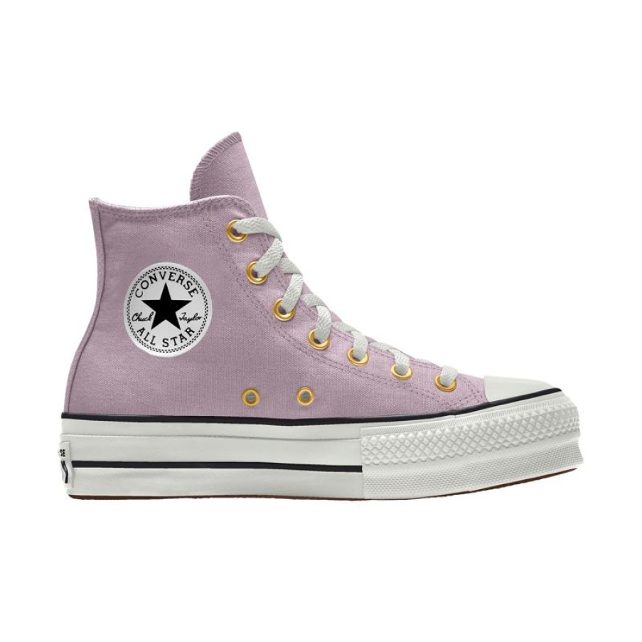 Donna Converse Modelli Alti | Custom Chuck Taylor All Star Lift Platform Embroidery By You