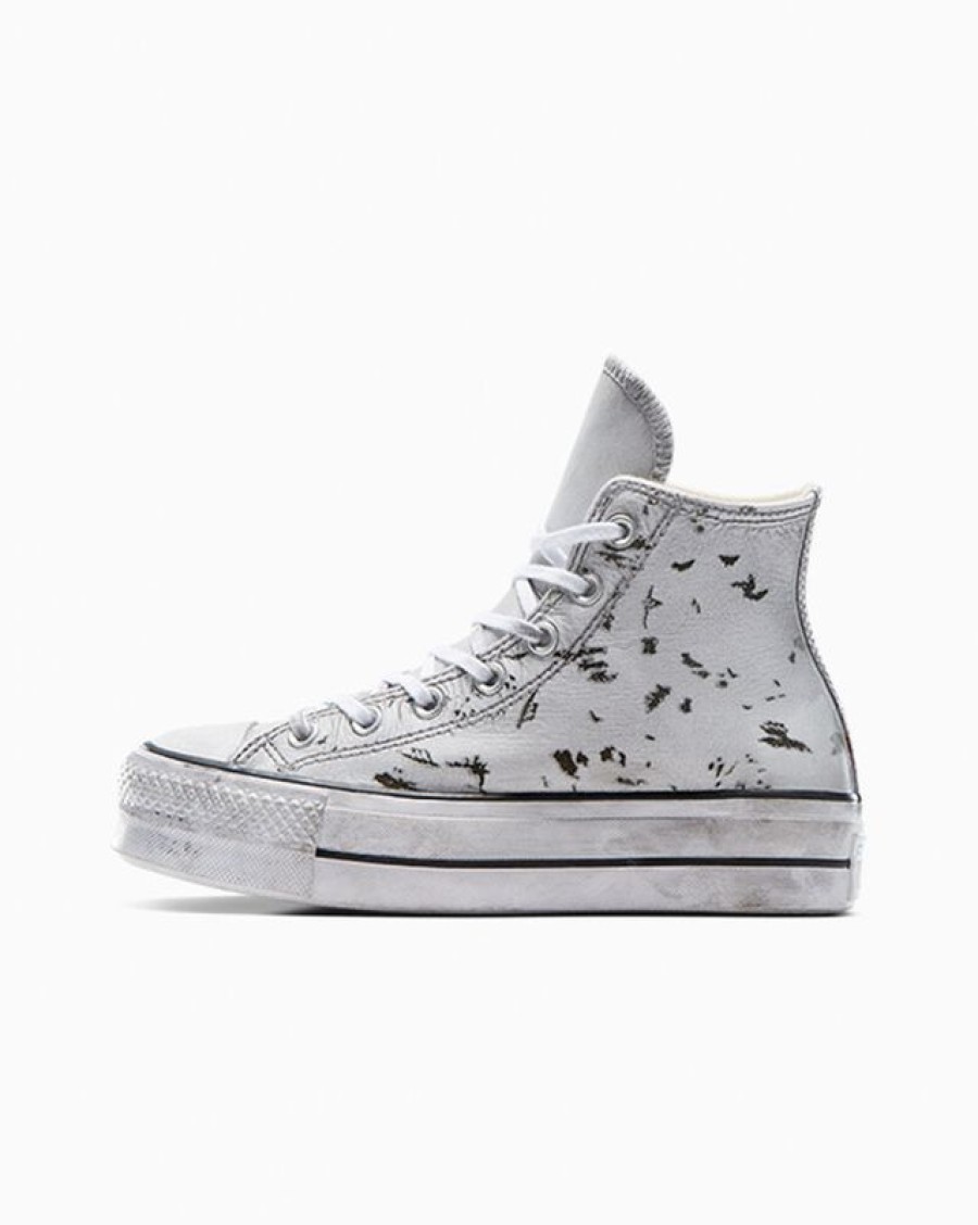 Donna Converse Modelli Alti | Chuck Taylor All Star Lift Platform Laser Leather