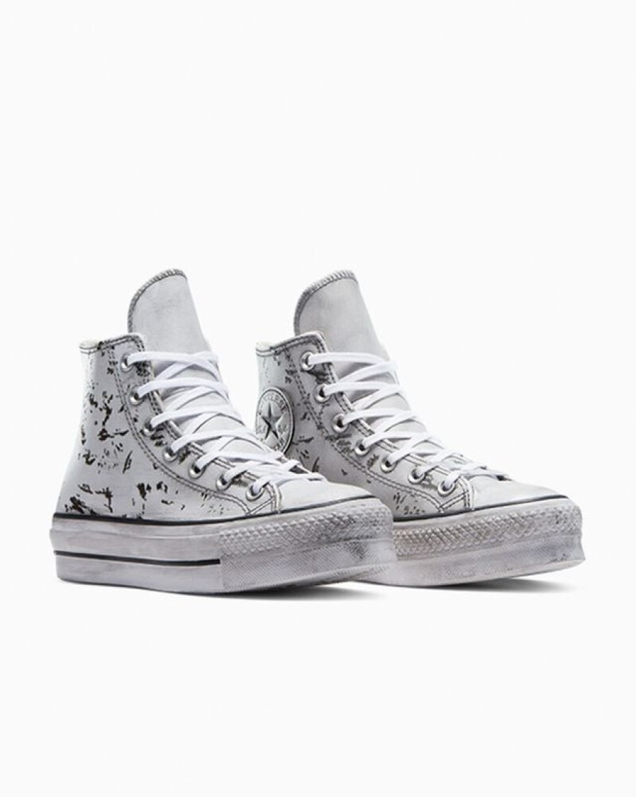 Donna Converse Modelli Alti | Chuck Taylor All Star Lift Platform Laser Leather