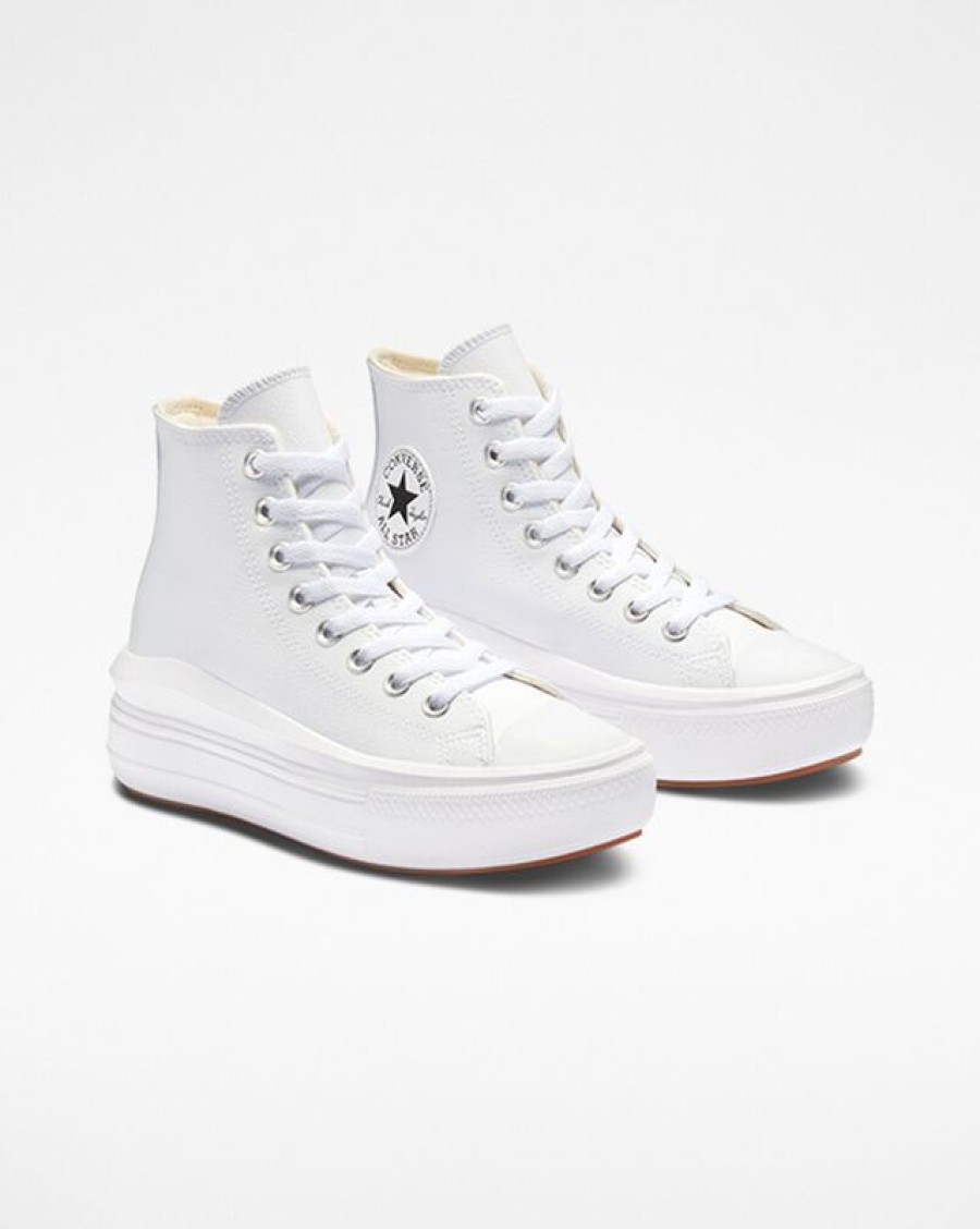 Donna Converse Modelli Alti | Chuck Taylor All Star Move Platform Foundational Leather