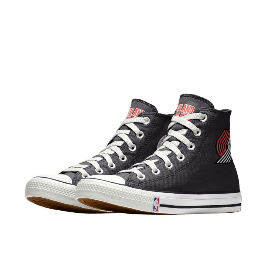 Donna Converse Modelli Alti | Custom Chuck Taylor All Star Nba By You - Portland Trail Blazers