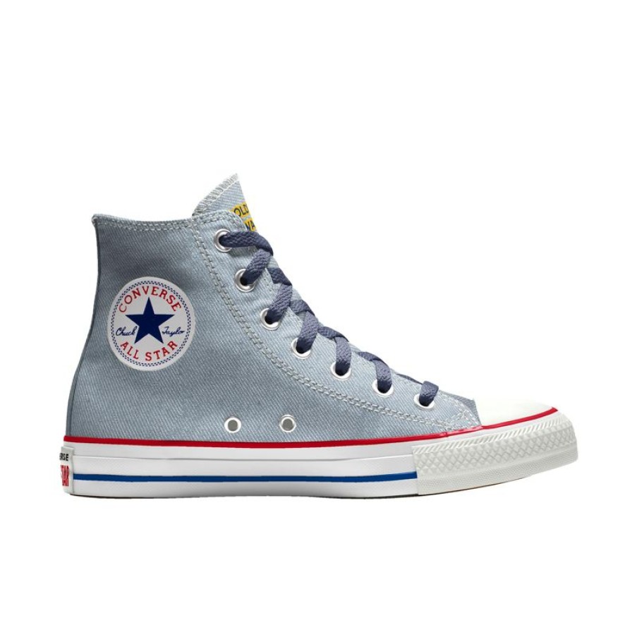 Donna Converse Calzata Larga | Custom Chuck Taylor All Star Nba By You - Gold State Warriors