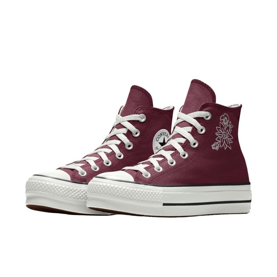 Uomo Converse Classic Chuck | Custom Chuck Taylor All Star Lift Platform Embroidery By You