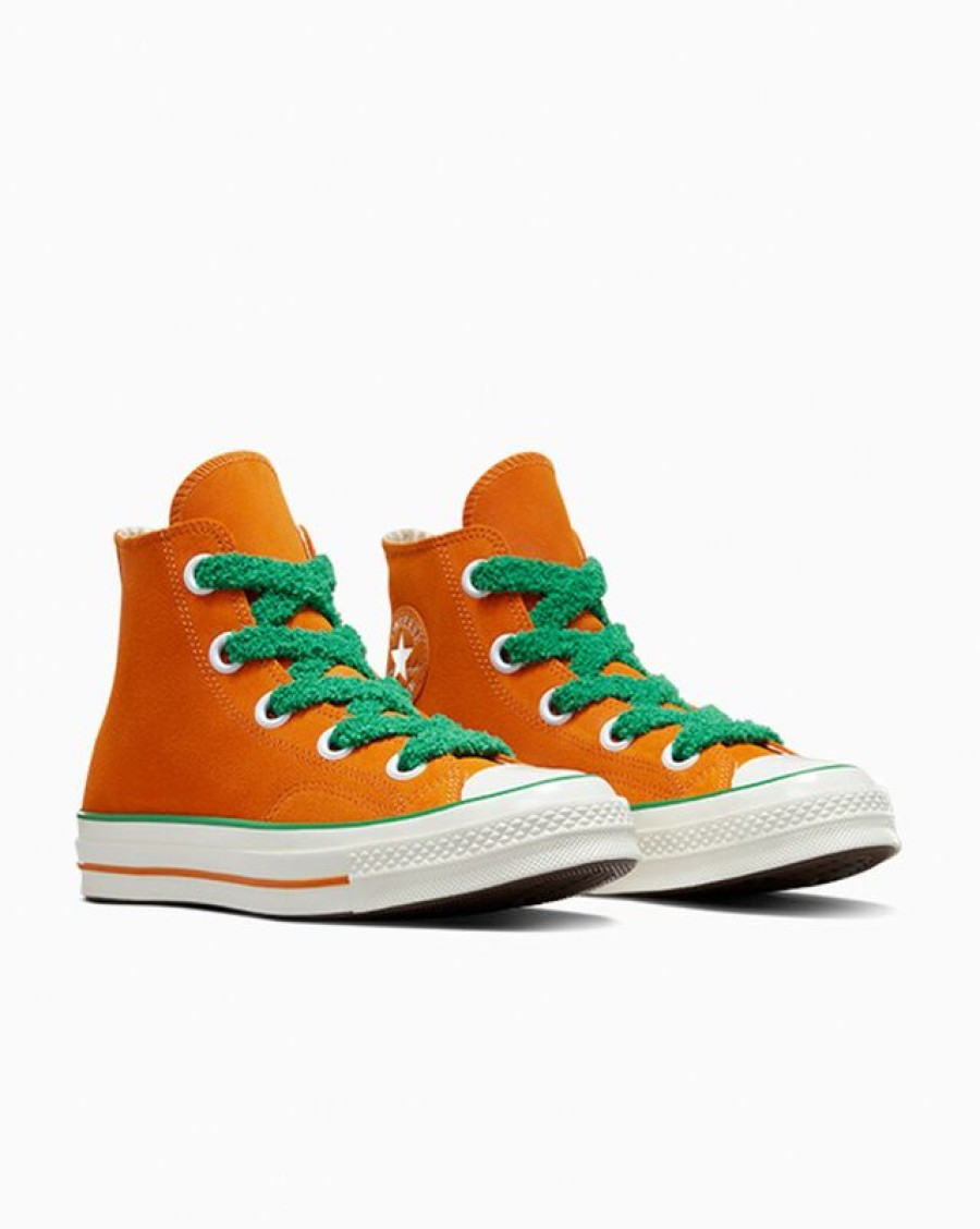 Uomo Converse Modelli Alti | Converse X Wonka Chuck 70 Oompa Loompa