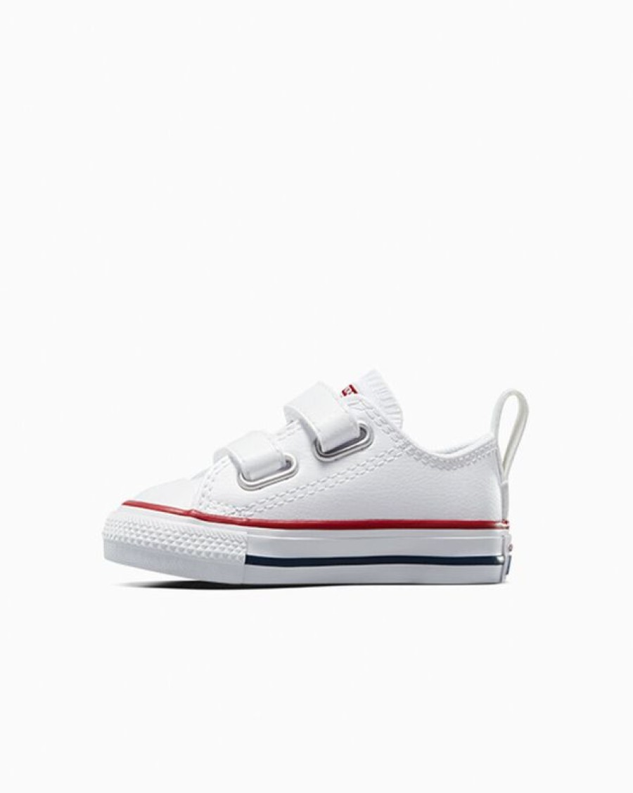 Bambini Converse Facile Da Indossare E Togliere | Chuck Taylor All Star 2V Leather - Bimbi Piccoli