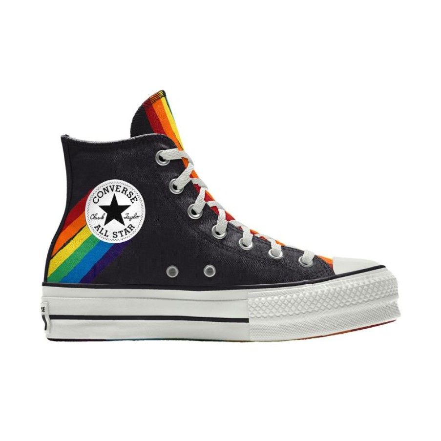 Uomo Converse Personalizza | Custom Chuck Taylor All Star Lift Platform Pride By You