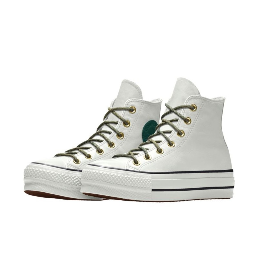 Uomo Converse Classic Chuck | Custom Chuck Taylor All Star Lift Platform Leather By You