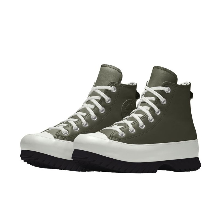 Uomo Converse Personalizza | Custom Chuck Taylor All Star Lugged Platform Leather By You