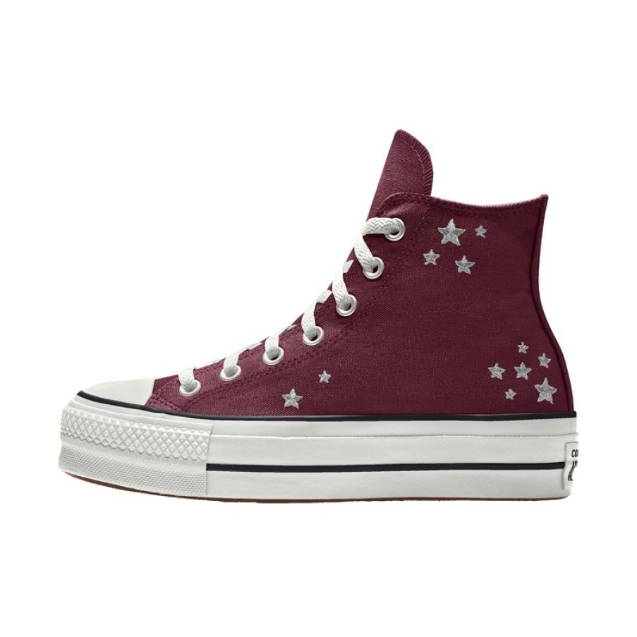 Donna Converse Modelli Alti | Custom Chuck Taylor All Star Lift Platform Embroidery By You