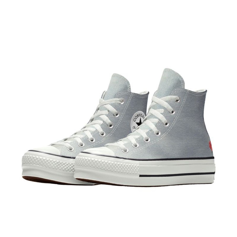 Donna Converse Platform | Custom Chuck Taylor All Star Lift Platform Embroidery By You