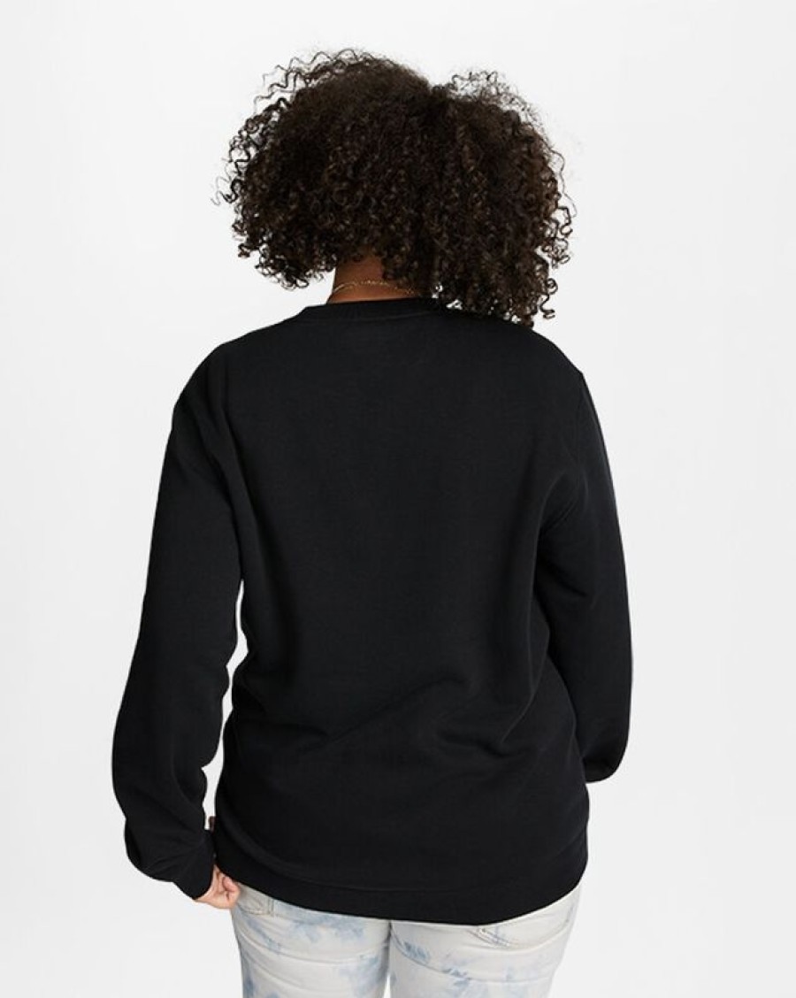 Donna Converse Giacche E Felpe | Converse Go-To All Star Patch Standard Fit Fleece Crew Sweatshirt