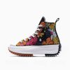 Uomo Converse Modelli Alti | Run Star Hike Flower Sequins