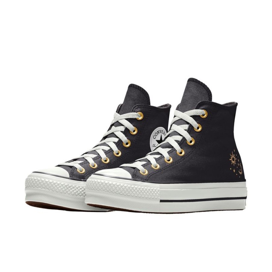 Uomo Converse Platform | Custom Chuck Taylor All Star Lift Platform Embroidery By You