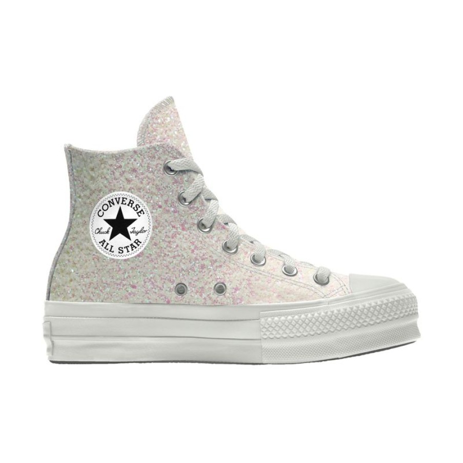 Uomo Converse Platform | Custom Chuck Taylor All Star Lift Platform Glitter By You