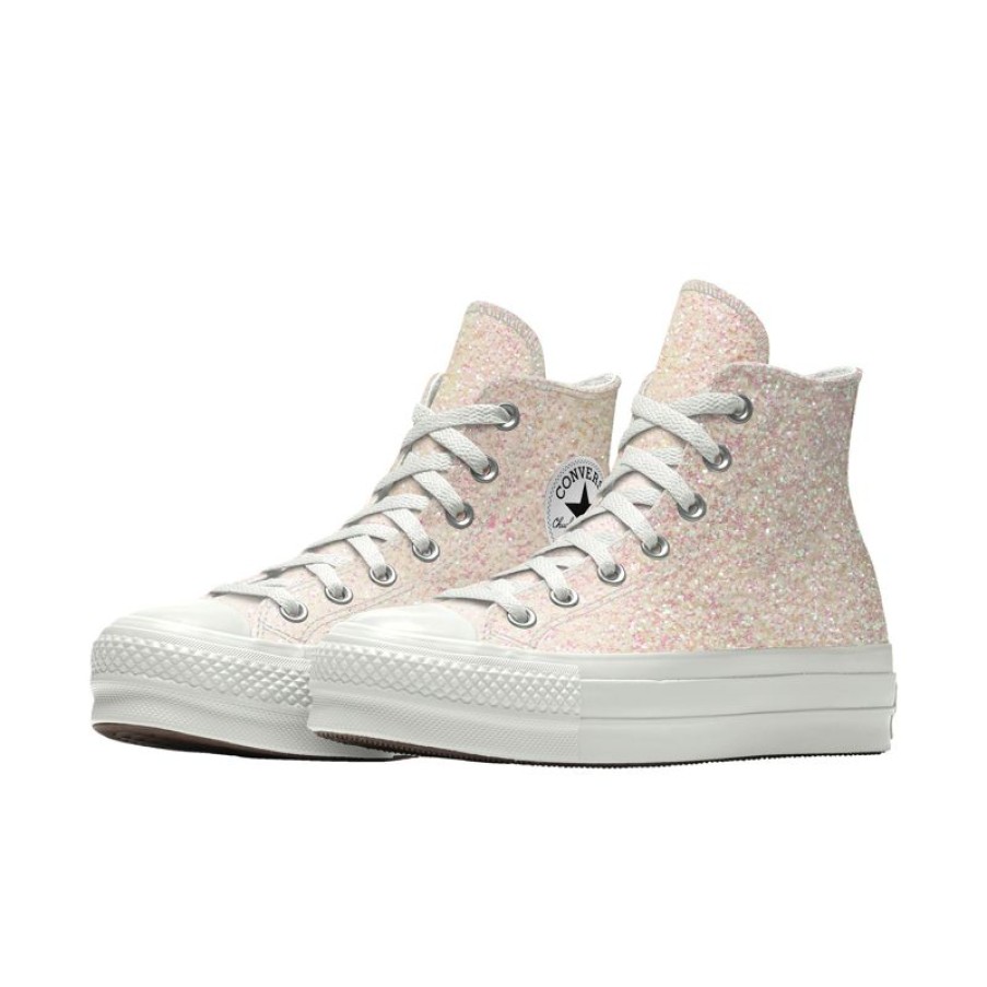 Uomo Converse Platform | Custom Chuck Taylor All Star Lift Platform Glitter By You