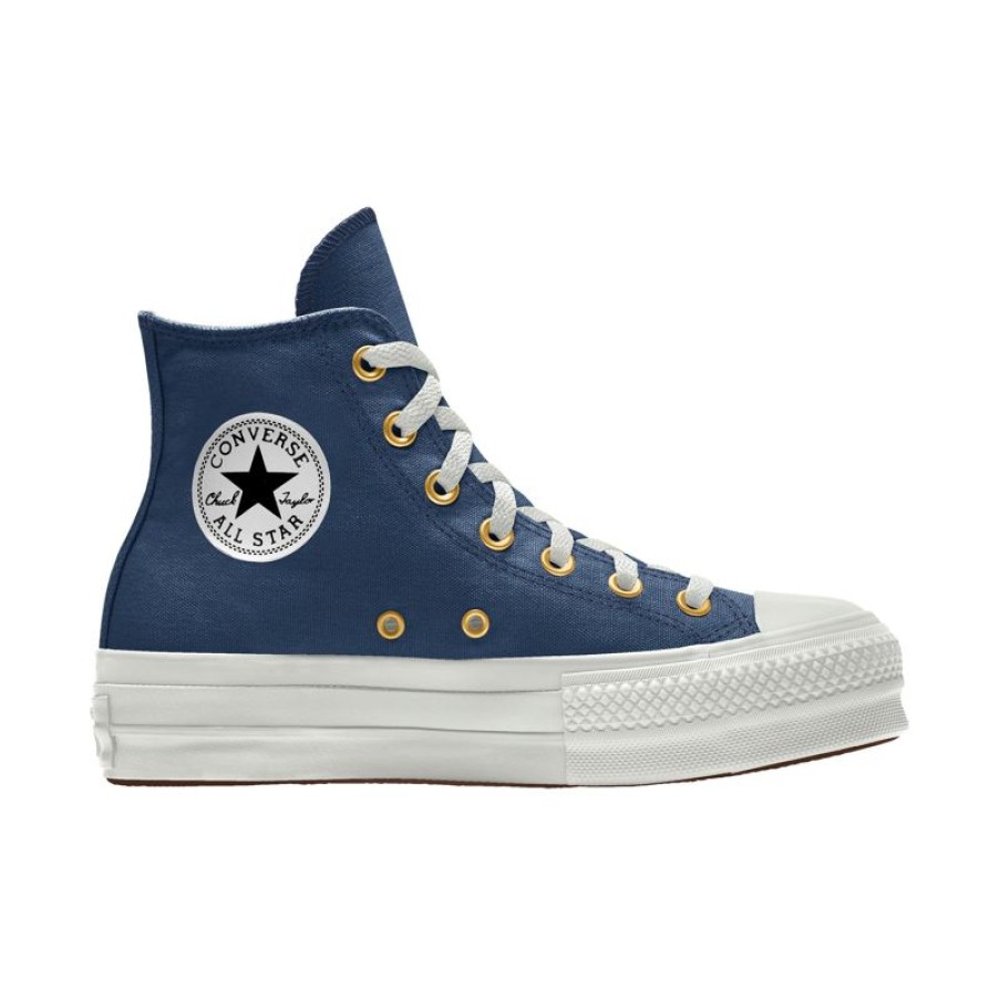 Donna Converse Modelli Alti | Custom Chuck Taylor All Star Lift Platform Embroidery By You