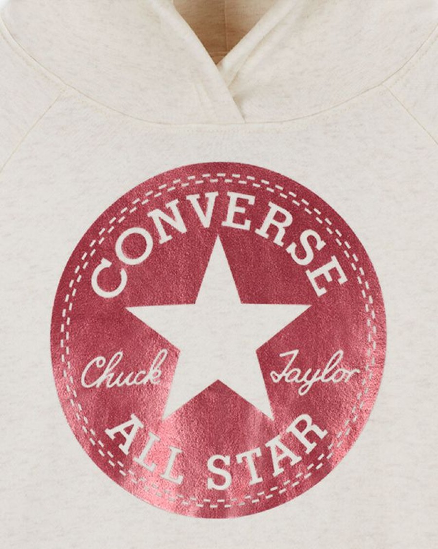 Bambini Converse Maglie E T-Shirt | Shine All Star Patch Pullover Hoodie